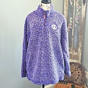 Super Cozy Live Oak Brand Fleece Pullover. NWOT. 3/4 ZIPPER. Size Med